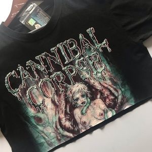 Cannibal corpse crop top